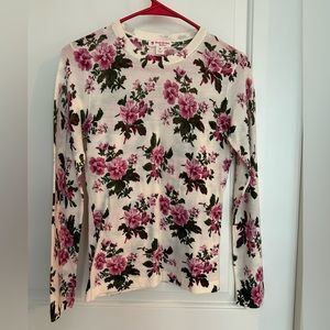Brooks Brothers Red Fleece Rose Sweater - XS